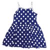 37141N: Girls All Over Spot Print Dress- Navy (2-5 Years)